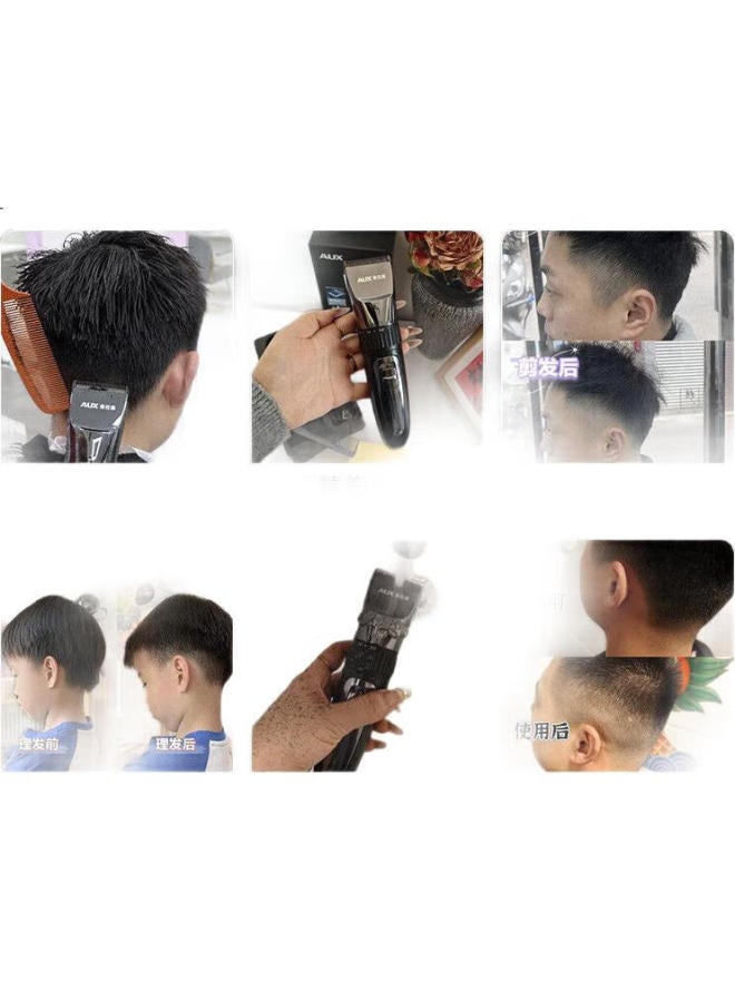 AUX Electric Hair Clipper For Men, Self-Haircut Tool For Shaving Head, Children, And Babies, Home Use Hair Trimmer Kit - Image 1