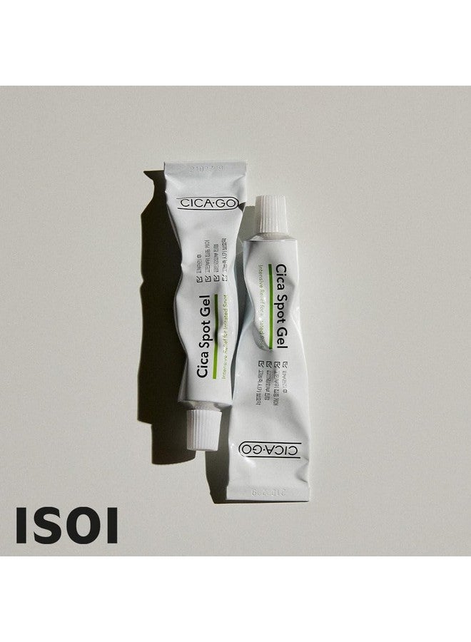 ISOI Cicago Cica Spot Gel 25G (0.85 Fl.Oz) | Calming & Soothing Gel For Sensitive Skin | Immediate Relief For Irritated Skin | Korean Skincare - Image 4