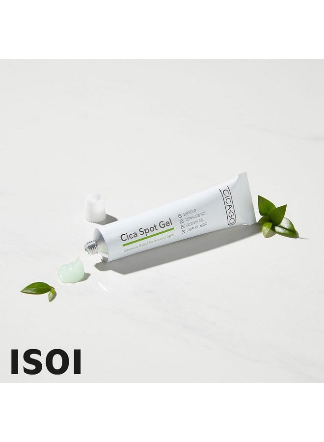 ISOI Cicago Cica Spot Gel 25G (0.85 Fl.Oz) | Calming & Soothing Gel For Sensitive Skin | Immediate Relief For Irritated Skin | Korean Skincare - Image 2