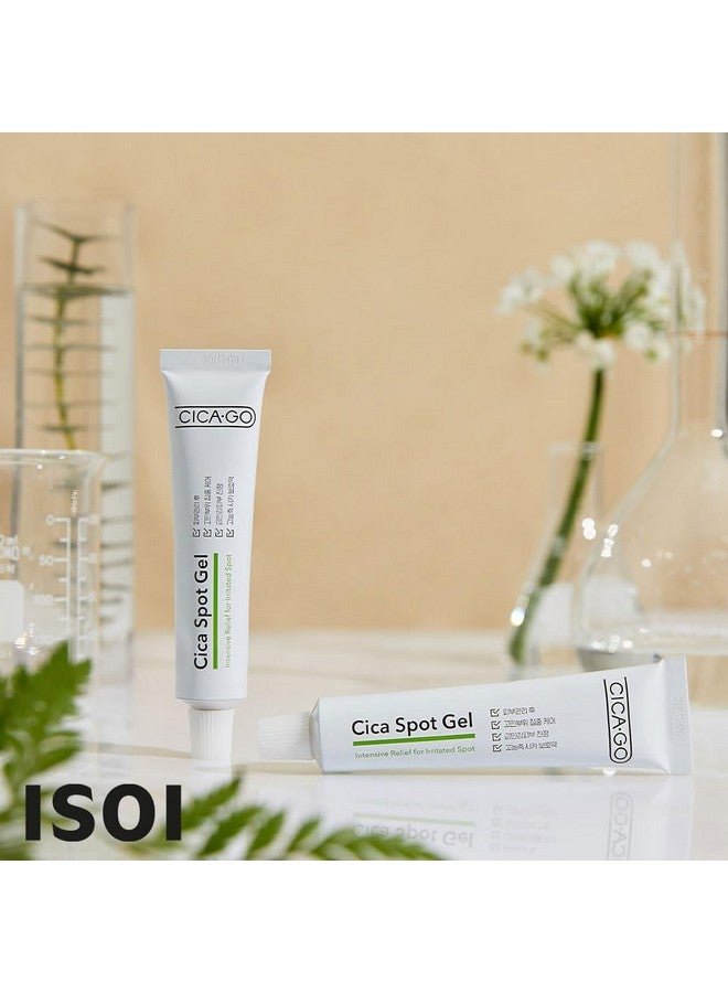ISOI Cicago Cica Spot Gel 25G (0.85 Fl.Oz) | Calming & Soothing Gel For Sensitive Skin | Immediate Relief For Irritated Skin | Korean Skincare - Image 5