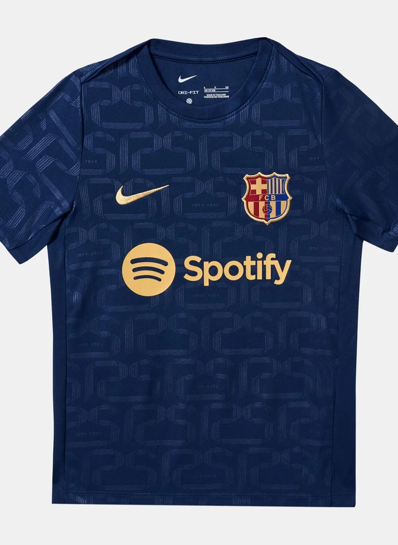 Nike Kids' FC Barcelona 24/25 Academy Pro Home Pre-Match Football Top