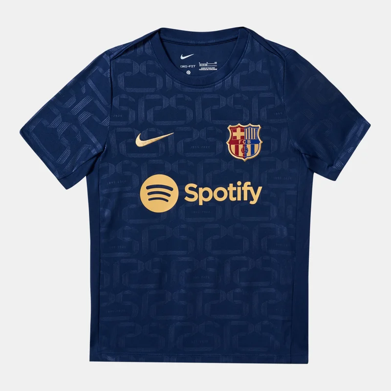 Nike Kids' FC Barcelona 24/25 Academy Pro Home Pre-Match Football Top