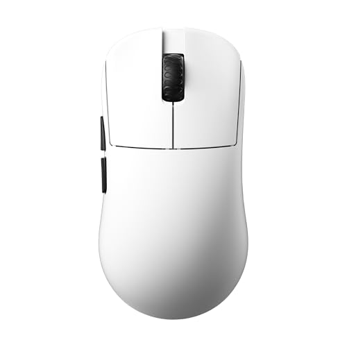 Lamzu Inca Gaming Mouse, 8K Polling Rate, Optical Switches, TTC Encoder, Paw3950 IC, Nordic 52840 MCU, Symmetrical high-Hump, Recommended for Claw-Grip Gamers, 8K Dongle Included (White) - Image 1