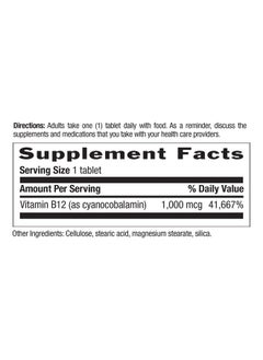 Country Life Vitamin B12 Supports Energy & Red Blood Cell Production 1000Mcg 60 Tablets Certified Gluten Free Certified Vegan Certified Halal  - Image 3