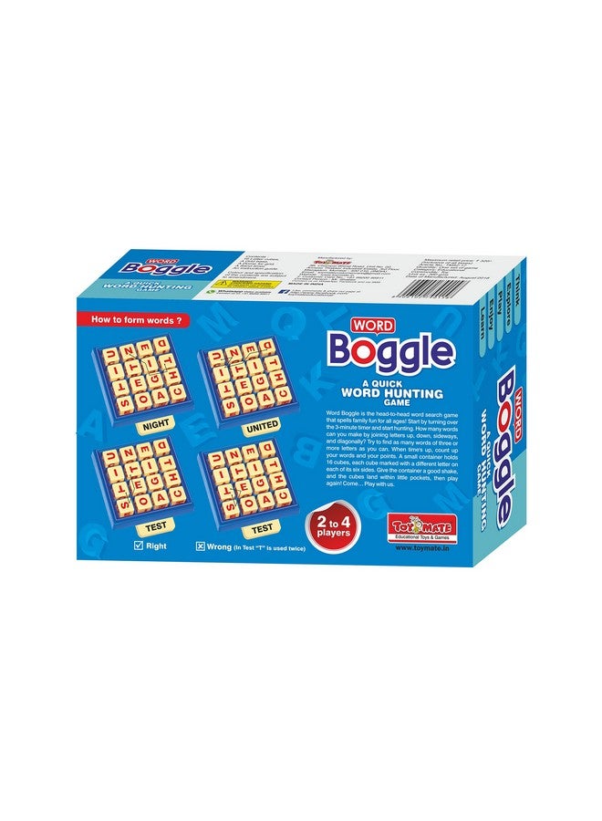 toymate Word Boggle- A Quick Word Hunting Fun Game for Adults & Kids Age 6 Years & Above. - Image 4