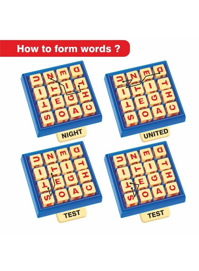 toymate Word Boggle- A Quick Word Hunting Fun Game for Adults & Kids Age 6 Years & Above. - Image 3