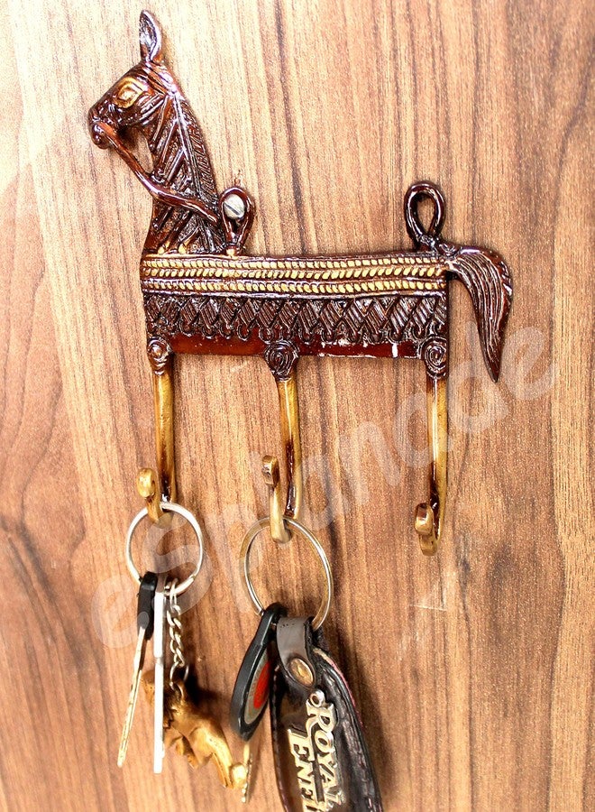 eSplanade Key Stand Key Holder, for Keys Hanger Hook, Wall Key Holder, Key Stand, Keys Rack Hook, Key Hanging Hooks (Horse Design) - Image 3