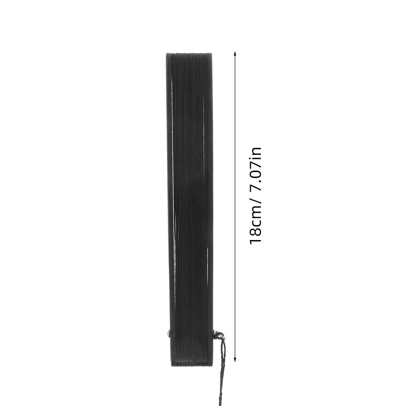 Bamboo Foldable Hand Fan: Traditional Chinese Bridal Fan For Summer Travel Weddings With Black Color And Cooling Function 1Pack - Image 2