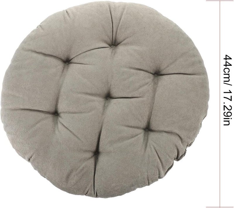 CHILDWEET Meditation Floor Cushion Pillow, 42cm Thick Corduroy Seat Pad, 6-8cm Plush Round Floor Pillow for Yoga, Living Room, Outdoor Garden Seating - Image 2