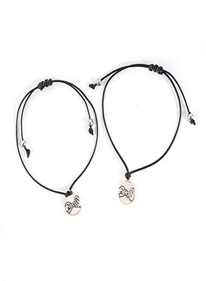 YangQian Friendship Bracelets Gifts for Women Best Friend Love Knot Bracelets for 2 Ladies Soul Sister Gifts Bracelets Make a Wish Bracelet Gifts for Christmas Birthday - Image 2