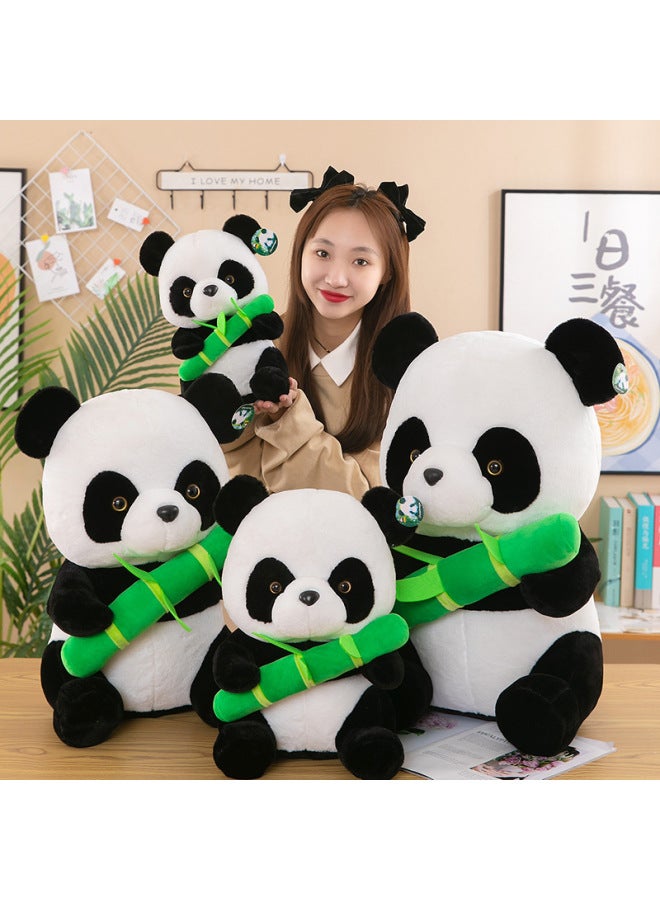 Simulation Shake Tone Without Hair Panda Bamboo Mini Souvenir Doll Plush Toy Girlfriend Birthday Gift-Specifications:25cm-Color:Bamboo Leaf Panda - Image 2