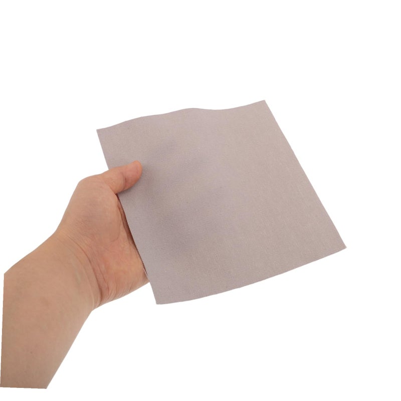 12 Pcs Natural Cotton Fabric Squares Plain Weave DIY Embroidery Craft Cloth Blocks - Image 4