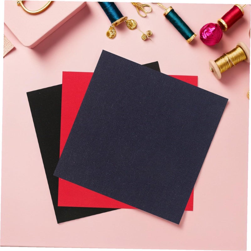 12 Pcs Natural Cotton Fabric Squares Plain Weave DIY Embroidery Craft Cloth Blocks - Image 5
