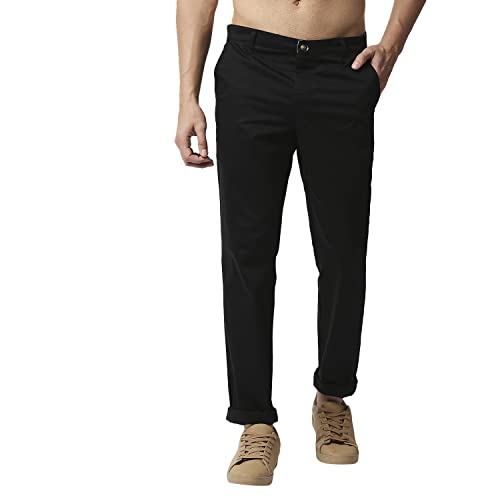 Thomas Scott Men Millennium Slim Fit Chino Pants Black - Image 3