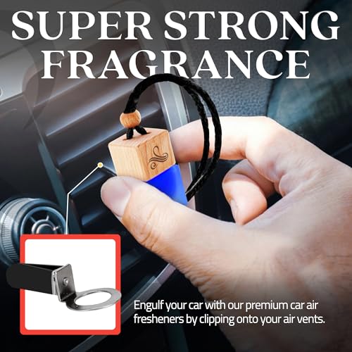 Perfa Savage Car Air Freshener for Men | Perfume Style Freshener with Sauvage Fragrance | Strong Freshener with Odour Eliminating Technology with Vent Clip | Car Air Freshener by Perfa - Image 2