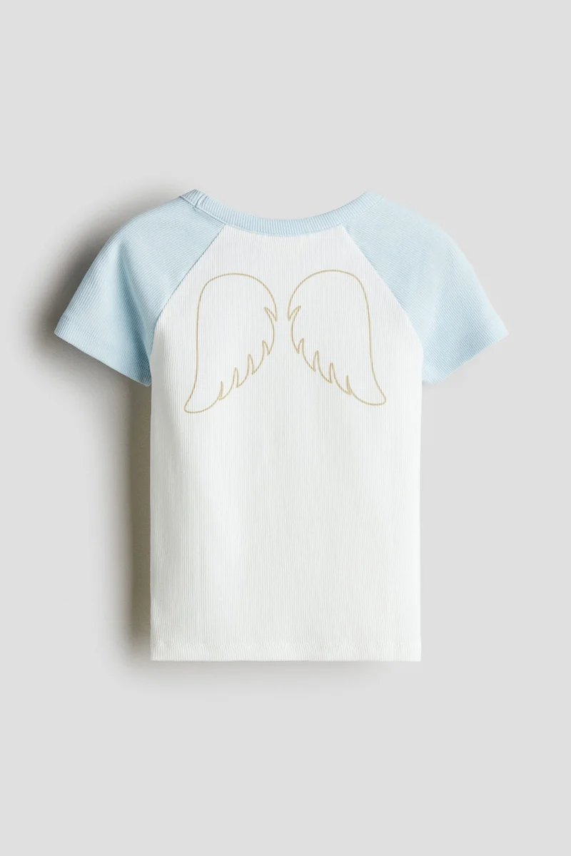 H&M Printed jersey top