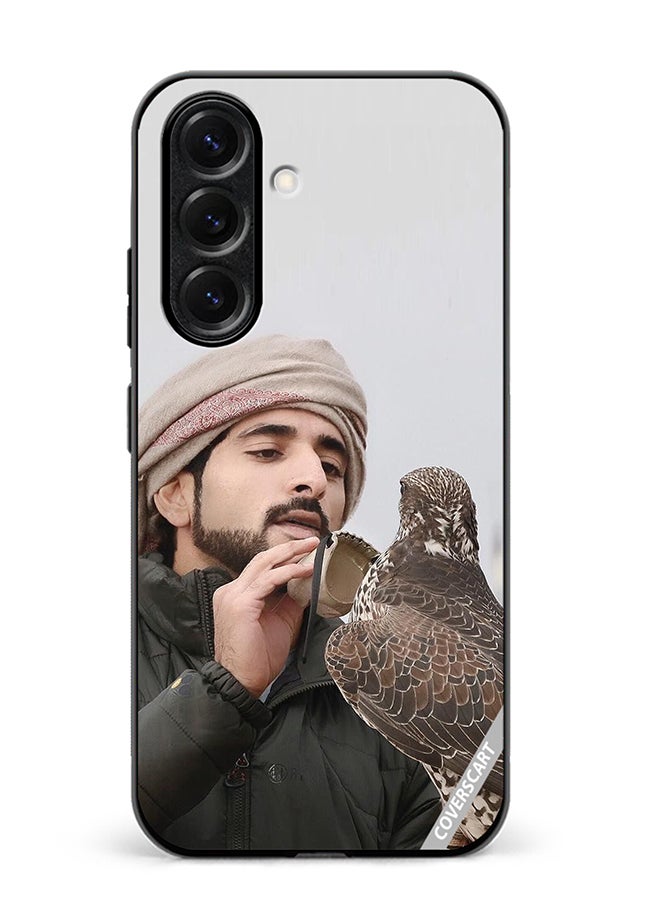 VR CREATIVE Protective Case Cover For Samsung Galaxy S25 Sheikh Hamdan Loving His Eagle Design Multicolour