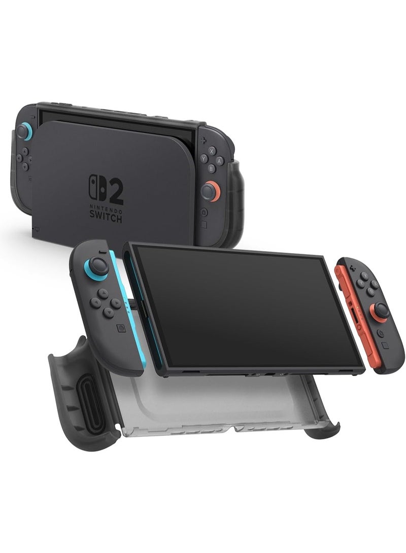 Spigen Ultra Hybrid Nintendo Switch 2 Case (2025) Dockable Cover with Detachable Joy-Con - Frost Black - Image 1