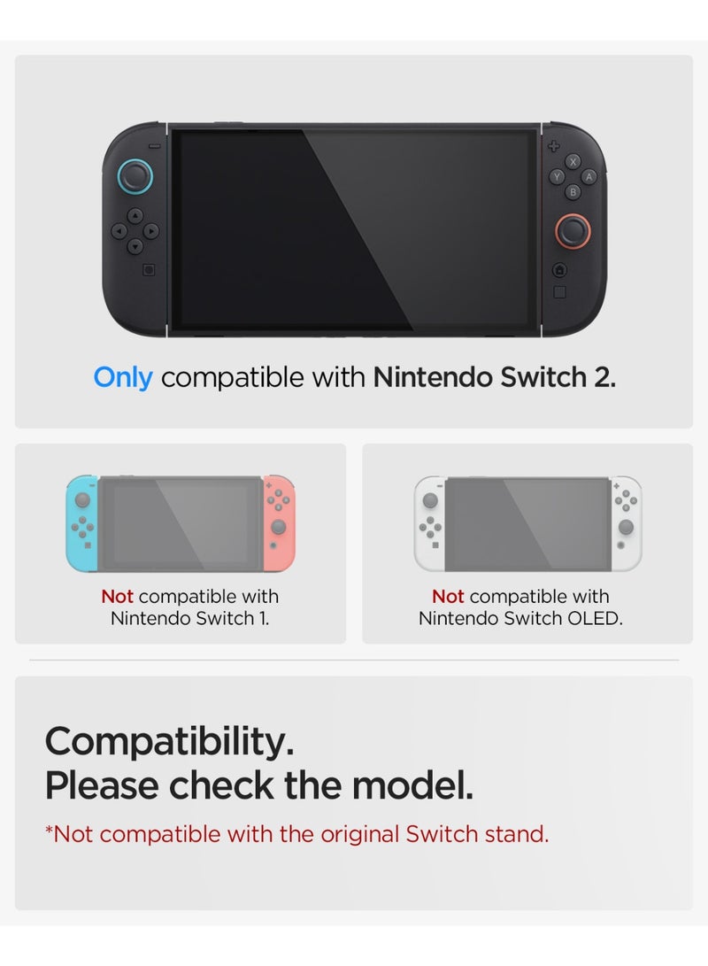 Spigen Ultra Hybrid Nintendo Switch 2 Case (2025) Dockable Cover with Detachable Joy-Con - Frost Black - Image 2
