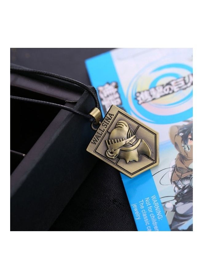 NIBEMINENT "Wall Sina" Printed Pendant Necklace Novel Cartoon Comics Design  - Image 3