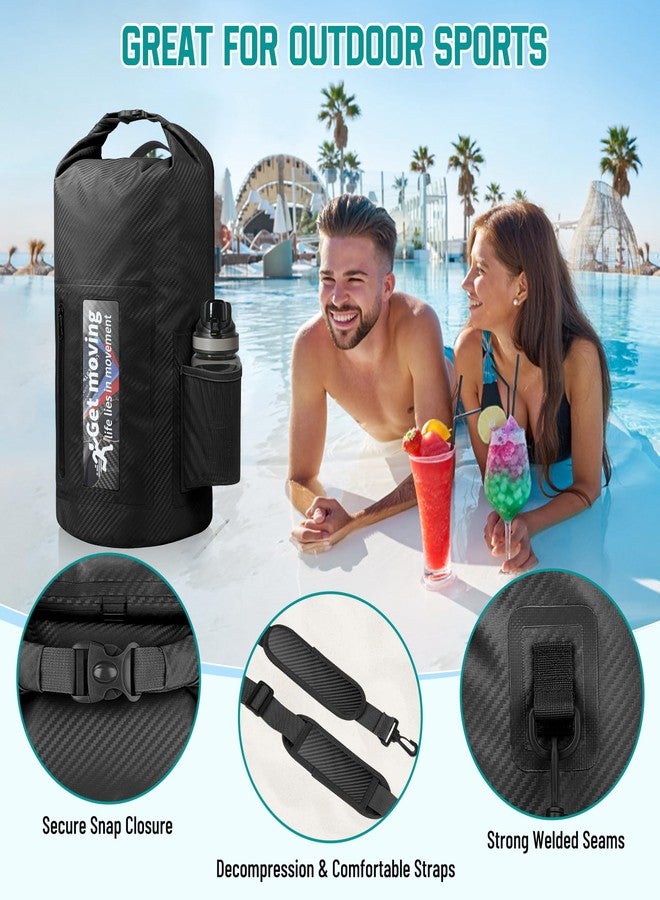 BKNOOU Dry Bag Waterproof Backpack for Women Men, 10L/20L Roll Top Dry Bags for Kayaking Waterproof Bag for Travel, Boating, Beach, Camping, Hiking & Rafting, Dry Storage Bag with Phone Pouch - Image 2