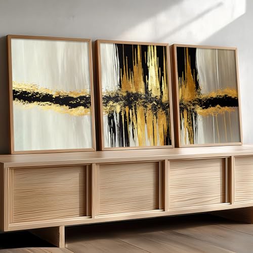 kotart Painting for Wall Decoration - Modern Art Wall Decor Framed Painting for Living Room Bedroom - Framed Wall Posters/Paintings with Frame Set of 3 (Art 5, 10x13 inch) - Image 4
