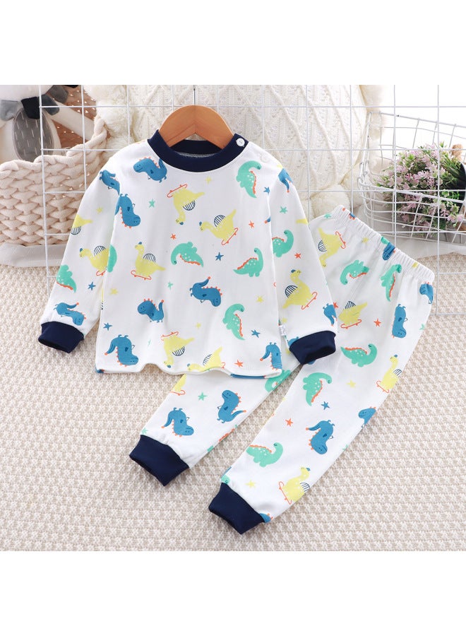 Children's Underwear Set Cotton New Boys Autumn Pajamas Female Baby Autumn Clothes Autumn Pants Home Clothes Children's Clothing