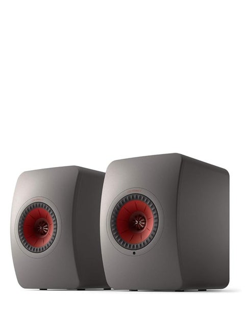 KEF LS50 Wireless II - Active wireless stereo speaker system | HDMI | Airplay 2 | Bluetooth | Spotify | Titanium Grey