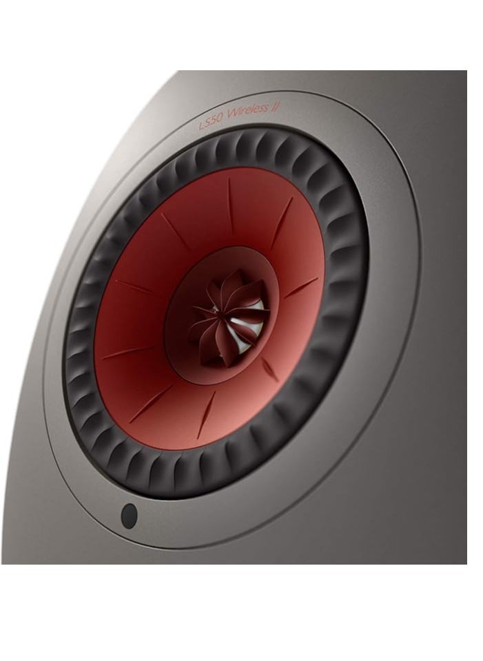 Kef - KEF LS50 Wireless II - Active wireless stereo speaker system | HDMI | Airplay 2 | Bluetooth | Spotify | Titanium Grey - Image 1