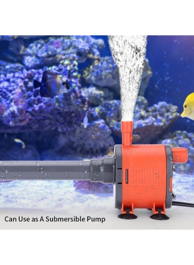 15W Multi-Function Electric Head Submersible Water Pump 1000L/H – Top Filter Aquarium Pump with Water Change Hose for Fish Tanks, Aquariums, Ponds & Hydroponics - Image 2