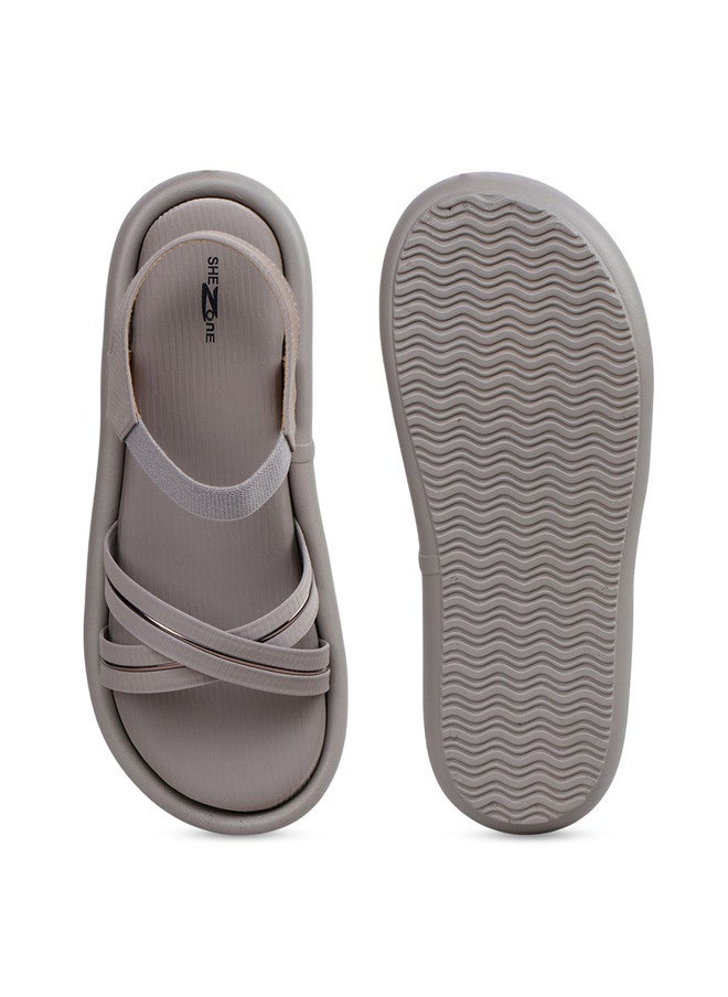She Zone Shezone Women Open Toe Flats - Image 5