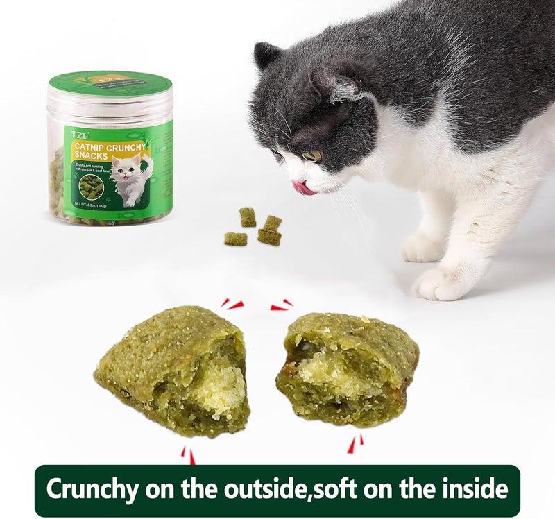 TZL Long use oriented quality Catnip Chew Toy for Cats, Crunchy & Soft Texture Interactive Cat Toy for Biting and Play (100g) Global assorted color picks - Image 4