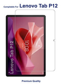 حماية شاشة زجاجية تابلت ل Lenovo Tab P12 - شفاف