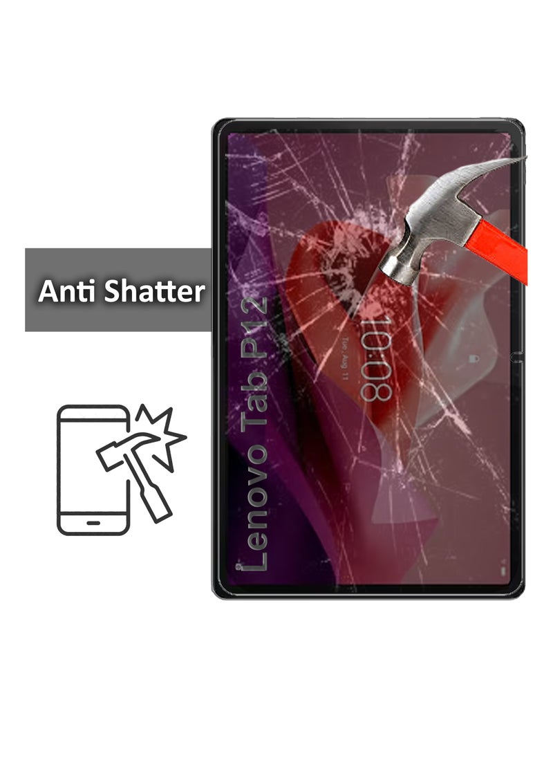 Generic - حماية شاشة زجاجية تابلت ل Lenovo Tab P12 - شفاف - Image 1