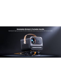 Yaber U12 Home Cinema Projector – 1080p FHD Resolution, 700 ANSI Lumens Brightness, Dolby Audio, Auto Focus & Keystone Correction, Linux OS with Netflix & YouTube Apps, Wi-Fi 6 & Bluetooth 5.2 Connectivity, Portable Design with Rotatable Gimbal  - Image 2