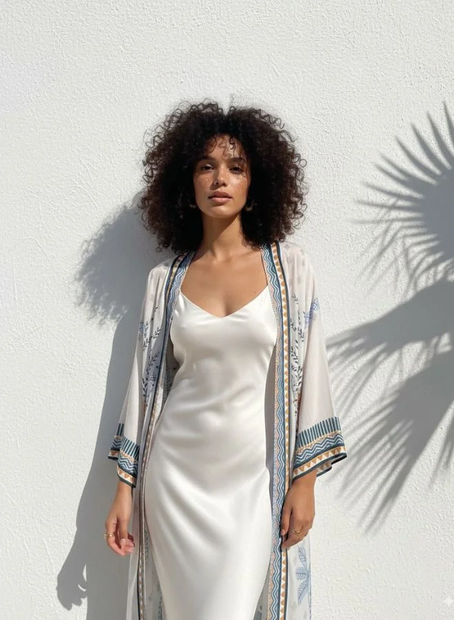 The Untitled Project Last Seen in Capri - Printed Silk Set