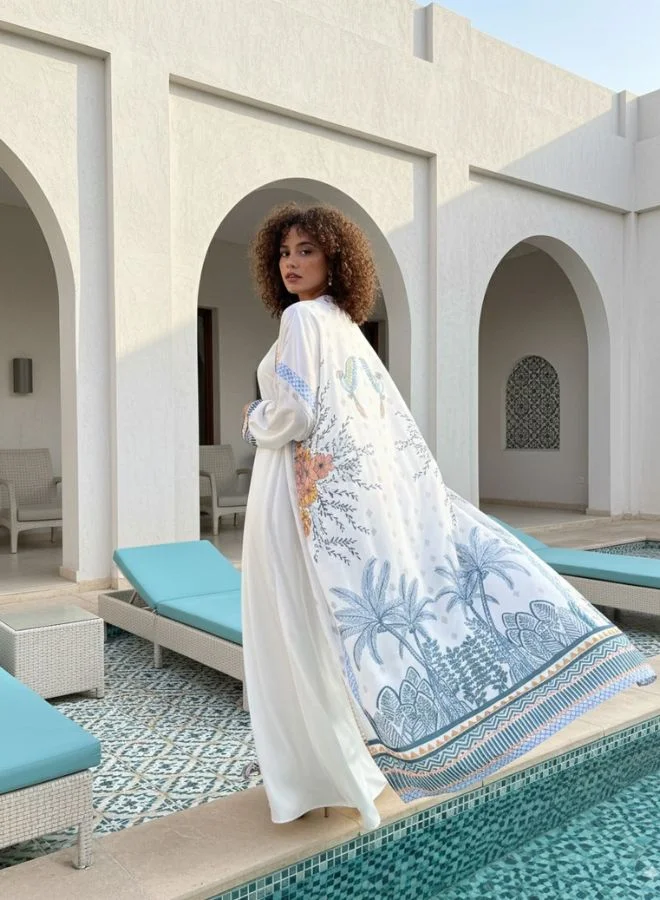 The Untitled Project Last Seen in Capri - Printed Silk Set