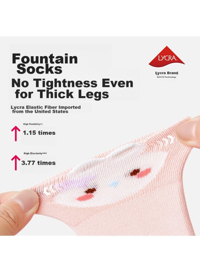 Beibi Baby Socks, Spring And Autumn Style, Pure Cotton, Infant Socks, Girls' Newborn Socks, All-season Seamless Mid-calf Socks, 0-12 Months - Image 3