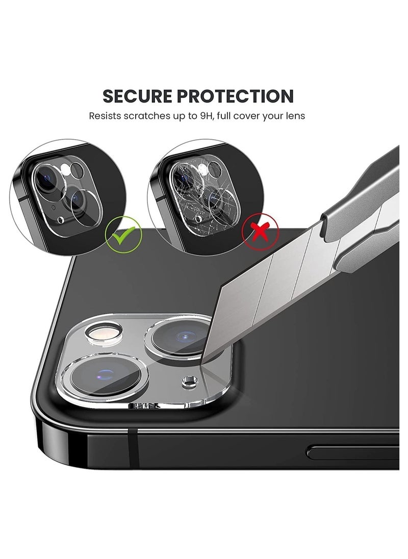 Raxoom Camera Lens Protector for iPhone 15 Pro and iPhone 15 Pro Max, 9H Tempered Glass, Anti-Scratch, Case Friendly, HD Clear - Image 2
