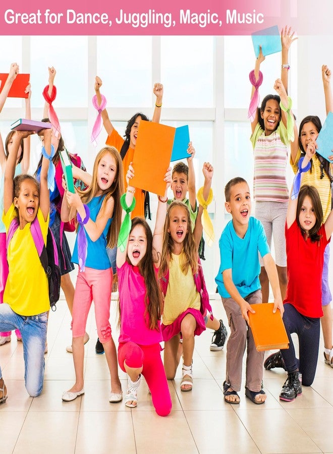 Okxiri Scarves for Kids Play, 24 Inch Juggling Scarves, 15/30/45 Pcs available, Play Scarve for Toddlers, Children, Grandkids, Dance Scarve for Magic Tricks, Performance, Music Class (15 pcs) - Image 5