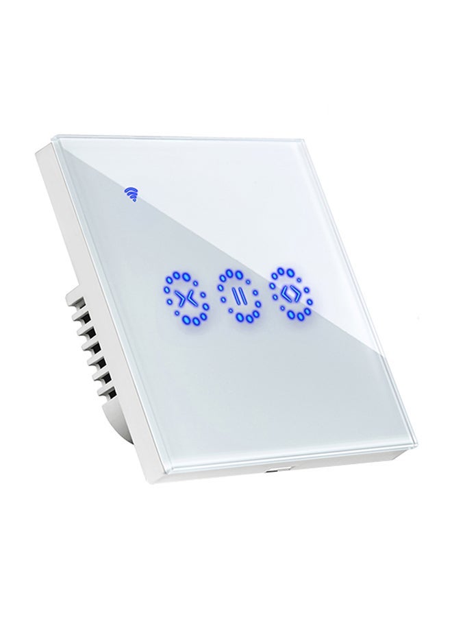 NIBEMINENT Curtain Smart WiFi Remote Garage Doors Control Touched Switch White