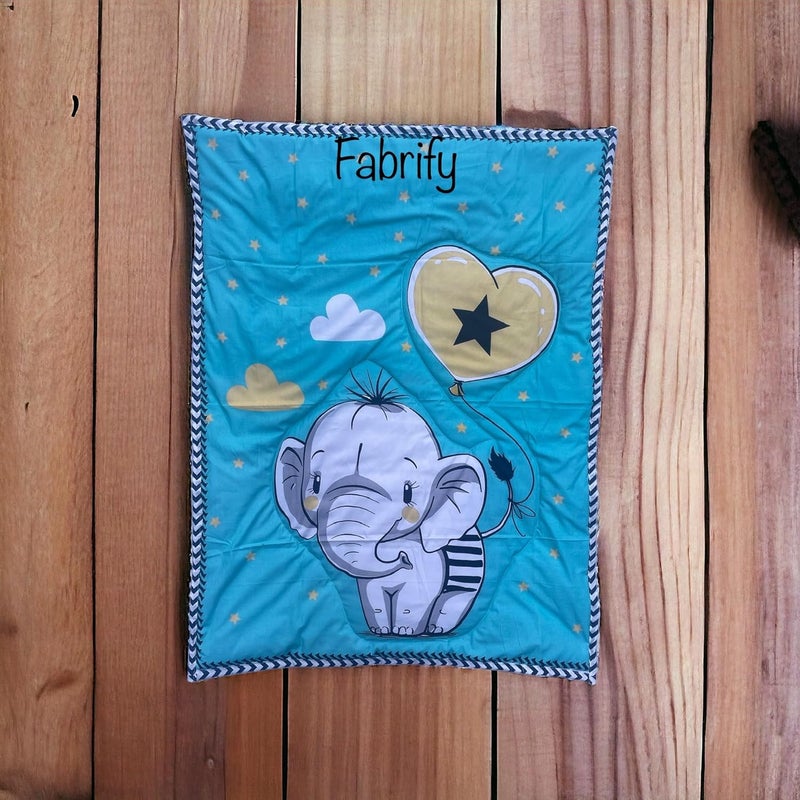 Fabrify 100 Cotton Baby Printed Mattress Godadi Rilka Bed Crib Cot Sheet Design 4 70x50 - Image 1