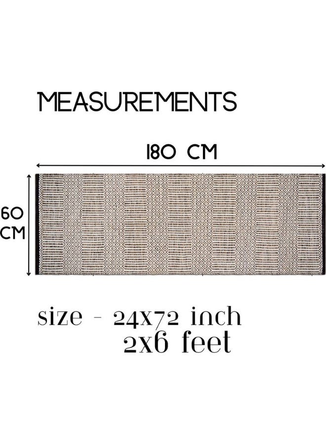 house of handmade house of handmade Premium Cotton Yoga Mat BROWN Brown 8 mm Yoga Mat - Image 3