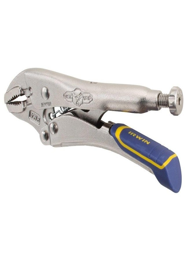 IRWIN VISE-GRIP Locking Pliers, Fast Release Curved Jaw with Wire Cutter, 5-Inch (IRHT82581) - Image 3