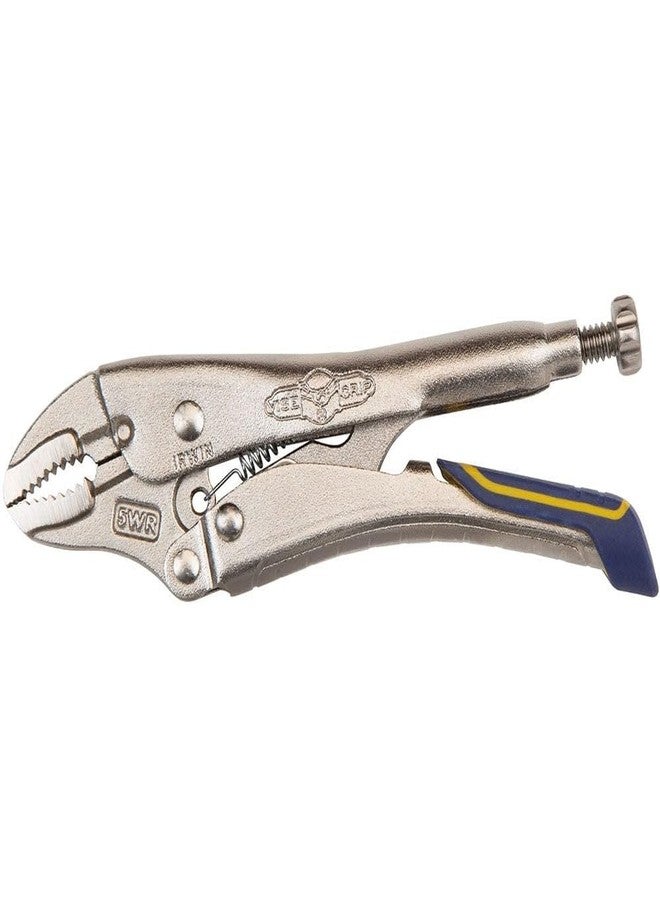 IRWIN VISE-GRIP Locking Pliers, Fast Release Curved Jaw with Wire Cutter, 5-Inch (IRHT82581) - Image 1