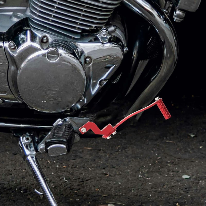 Red Aluminum Alloy Motorcycle Gear Shifter Lever Compatible with Dirt Bike and Pit Bike - Image 5