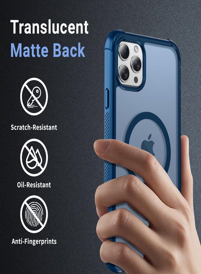 jaroco for iPhone 11 Pro Max case, [Compatible with MagSafe][Military Grade Drop Protection][Heavy Duty Protection][Non-Slip][Shockproof] with 2-Layer Durable Bumper Phone Case 6.5''-Deep Blue - Image 5