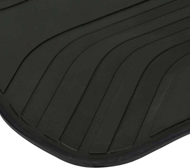 Matericuo حصائر أرضية السيارة مصممة خصيصًا لسيارة BMW X6 (G06) 2020-2024، باللونين الأسود والأبيض، من المطاط، حصائر تلقائية، حماية من جميع الظروف الجوية، متينة للغاية، بدون رائحة. - Image 2