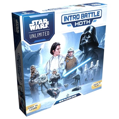 Asmodee Star Wars Unlimited TCG Intro Battle Hoth EasytoLearn Trading Card Game Starter Set with PreBuilt Vader Leia Decks for Kids Adults Ages 12 2 Players 20 Min Playtime - Image 1