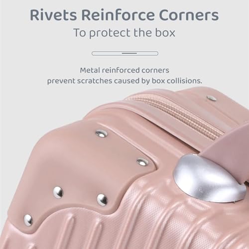 Gvnd Hard Shell Vanity Cases for Women Portable Water Proof Cosmetic Travel Case, Toiletry Case with Zipper Cosmetic Bag, Hand Luggage Cosmetic case - Image 5